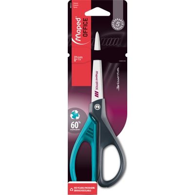 Maped - Ciseaux décorés Essentials Green - 21 cm symétriques