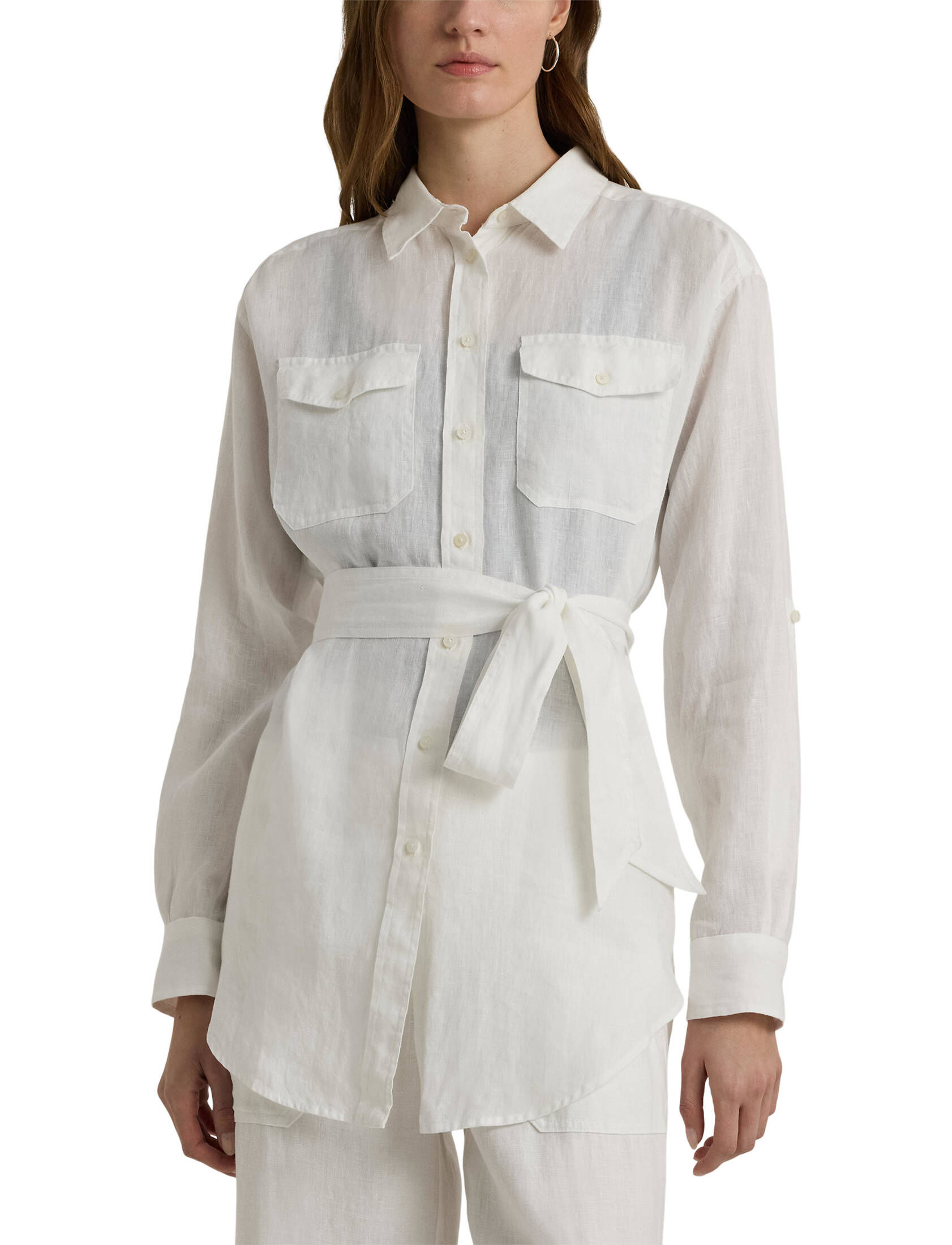 Polo Ralph Lauren| Damen Hemdbluse aus Leinen Relaxed Fit