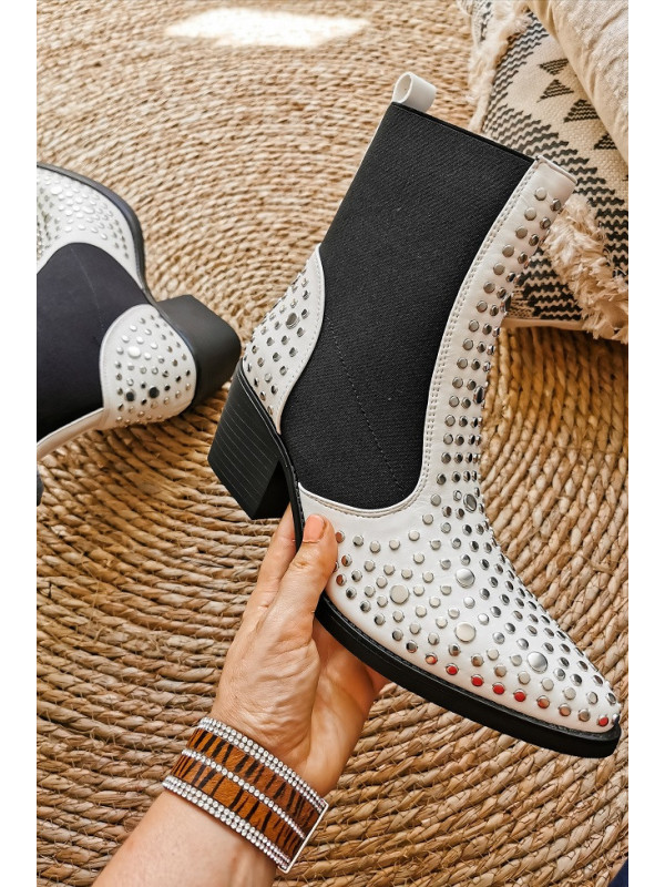 Bottines blanches Aya