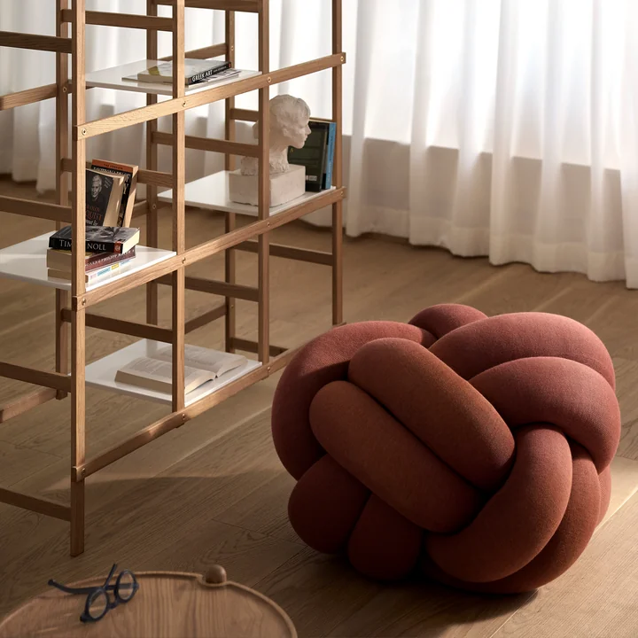 Design House Stockholm - Knot Kissen XL, grau