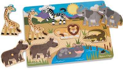 Melissa & Doug Knottepuslespill Safari 7 Brikker