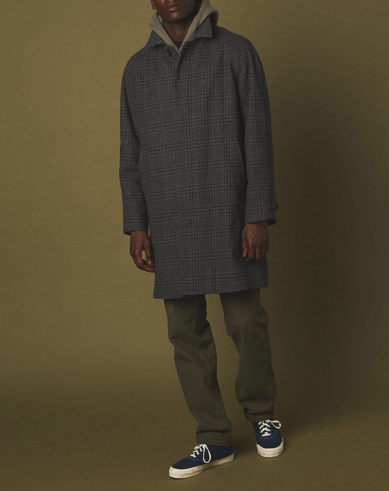 Hartford Manteau en Laine mélangée Calvin gris/charcoal