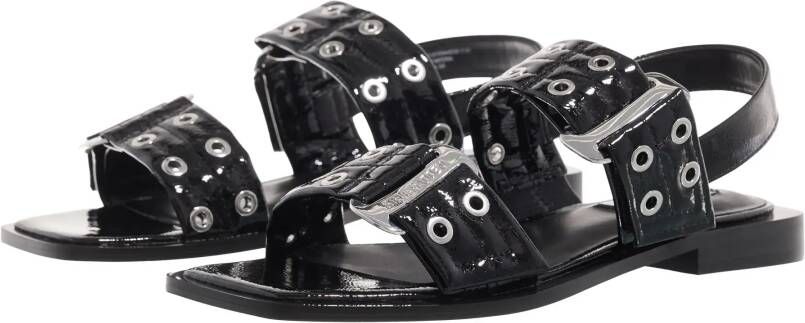 Steve Madden Zwarte Patent Saria E Sandalen Schoenen