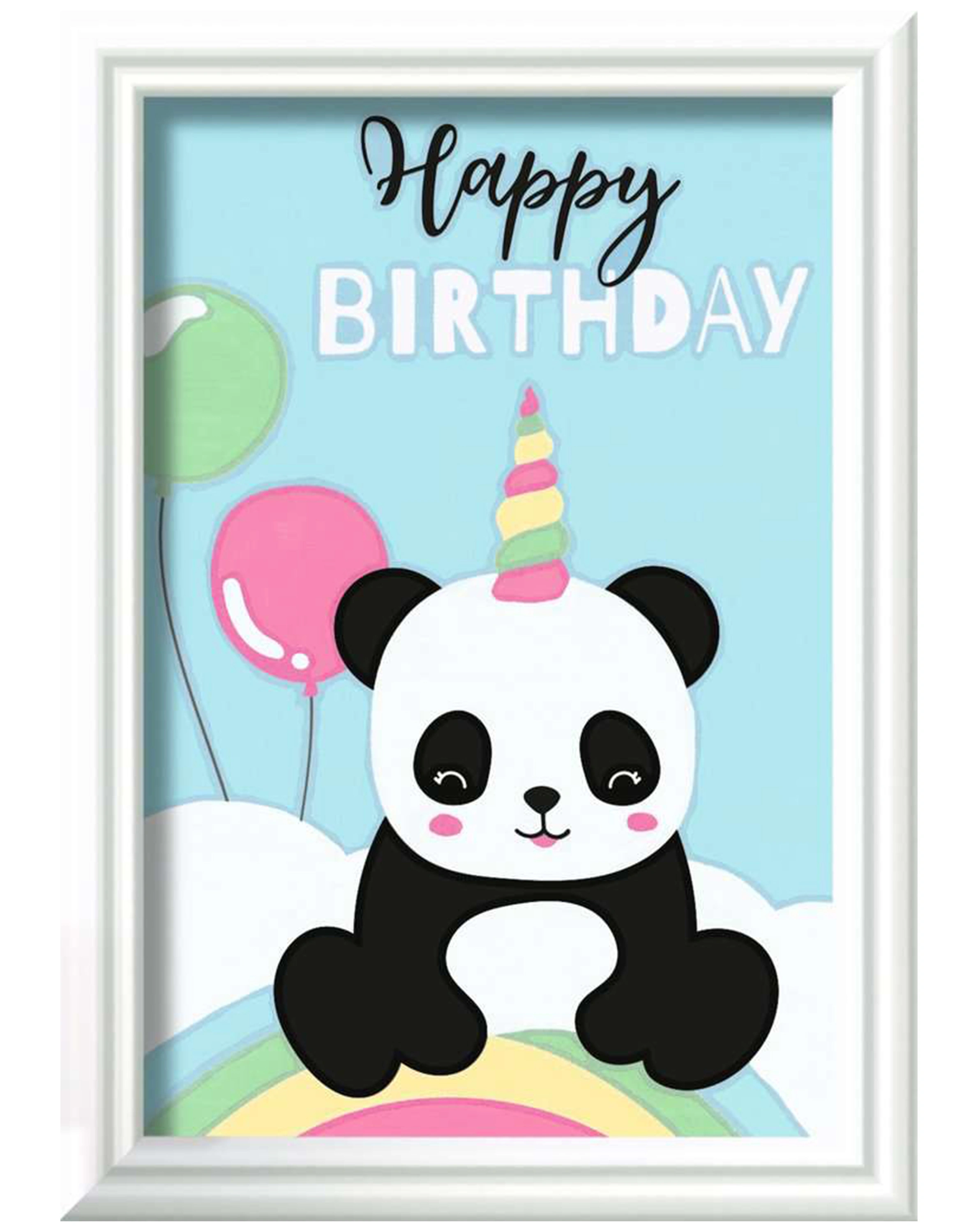 Malen nach Zahlen HAPPY BIRTHDAY