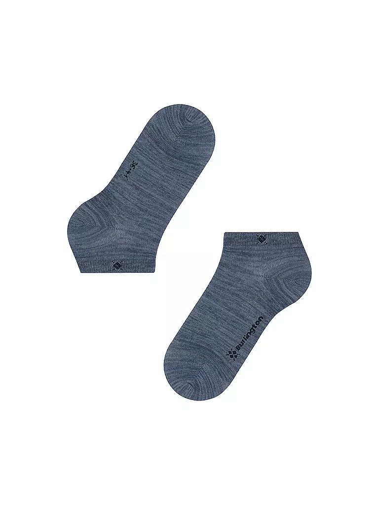BURLINGTON Damen Sneaker Socken 36-41 SOHO VIBES light jeans hellblau