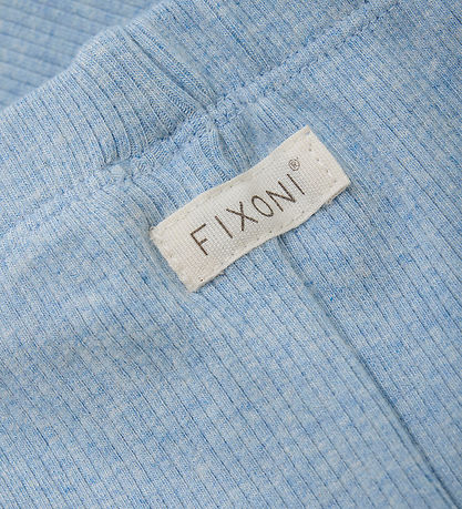 Fixoni Leggings - Rib - Blue Nebel Melange