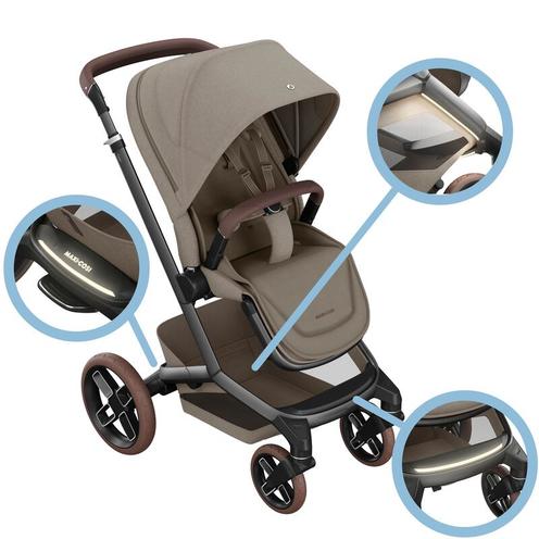 Poussette Fame Twillic Truffle avec Nacelle - MAXI COSI