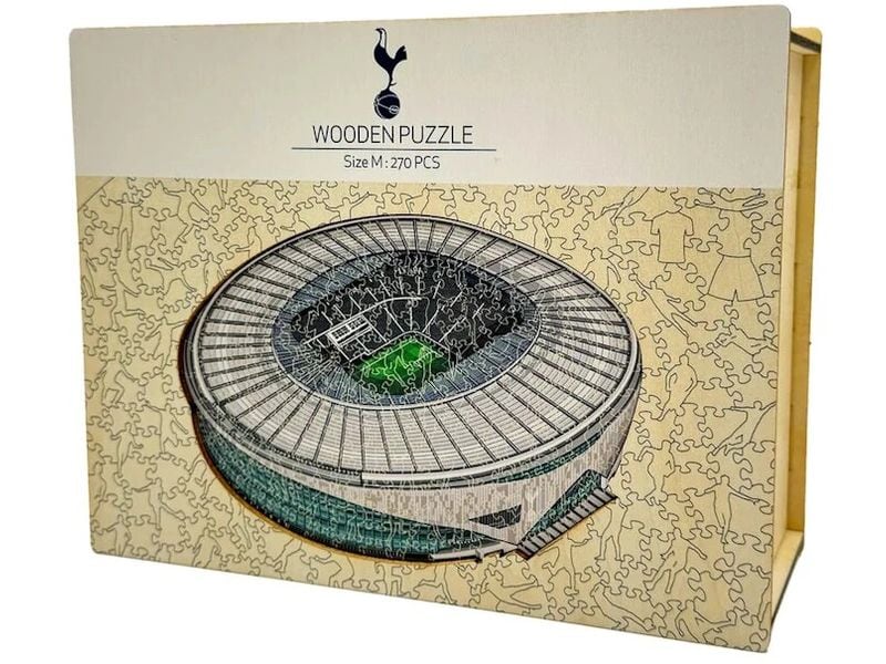 Iconic Puzzle Tottenham Hotspur FC – Stadium Offizielles Holzpuzzle, Grösse M