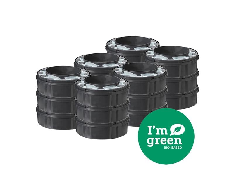 Sangenic Nachfüllkassette Twist & Click 18 Stück Nachfüllkassette für Windeleimer 18er Pack