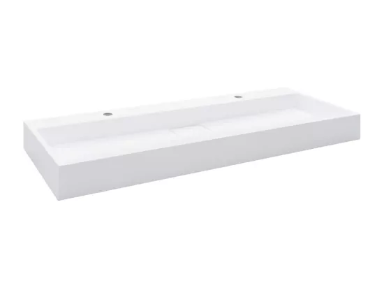 Lavabo salle de bain blanche 120 x 46 x 11 cm 02_0002637
