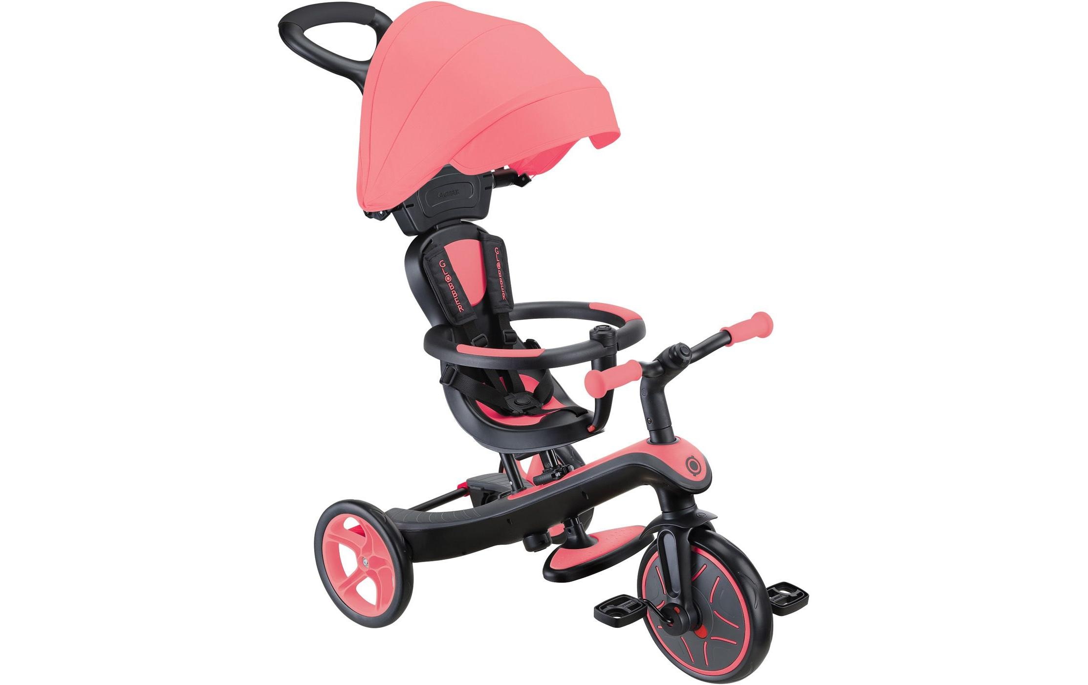 Dreirad Trike Explorer 4 in 1 Pink<br>Vielseitiges 4-in-1-Fahrzeug für kleine Entdecker