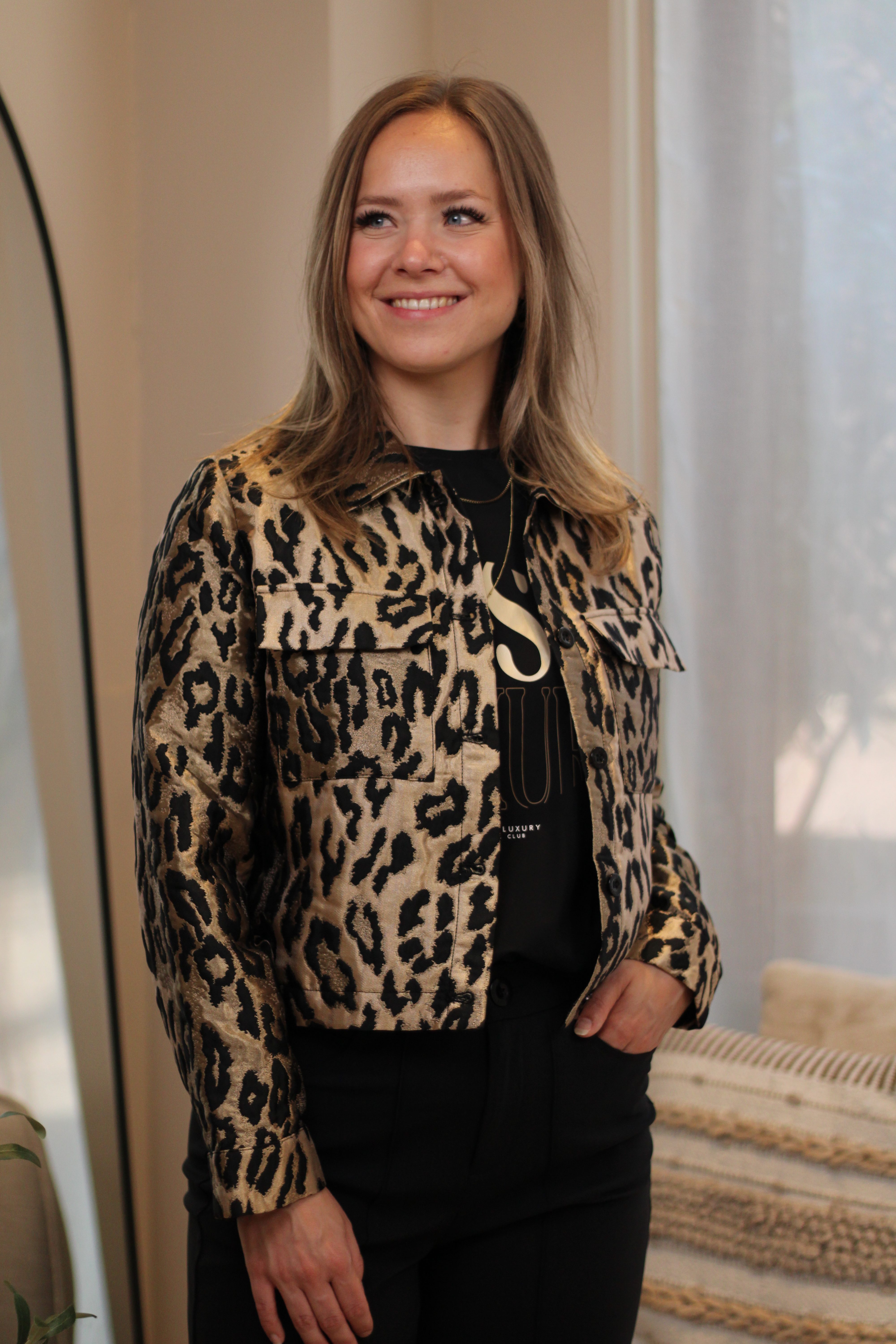 Zoso - Dalia Fancy Jacquard Jacket - Animal Print