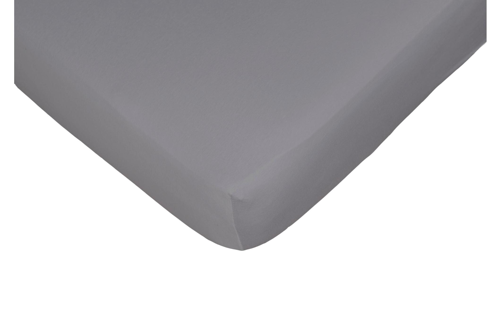 Fixleintuch Nela 140-160 x 200 cm, GrauStretchline-Fix Bettbezug