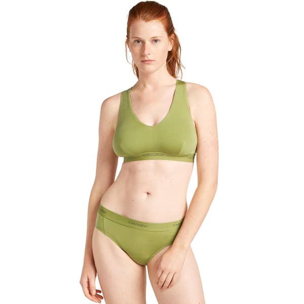Brassière trail ICEBREAKER W M 125 CL SPRITE RCR BRA OLIVE