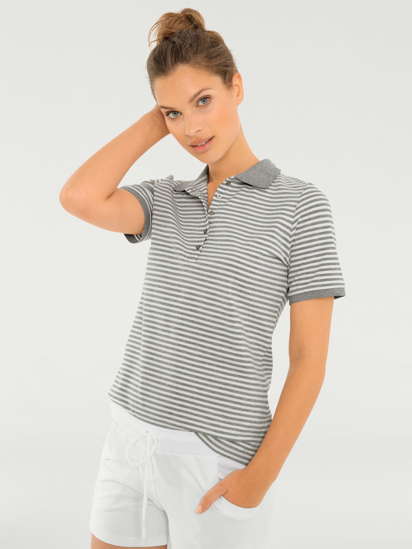 Style polo classique au motif rayé original