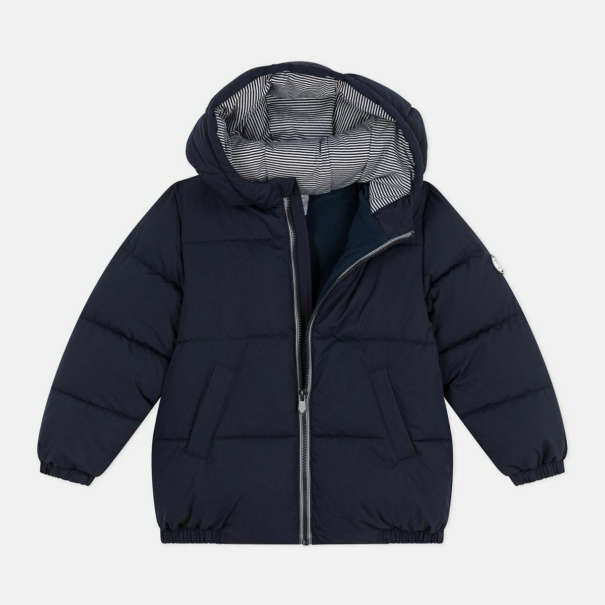 PETIT BATEAU<br>Jaqueta de penas com capuz
