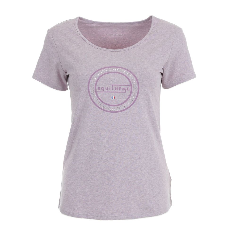 Equitheme ANNA - Tee-shirt Femme rose ch