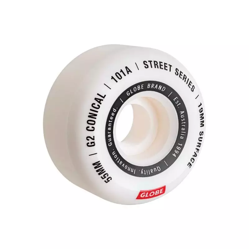 Roues Skate GLOBE G2 Conical Street Wheel White