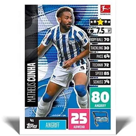Match Attax Sammelkarten 2020/21, Multipack inkl. 25 Karten