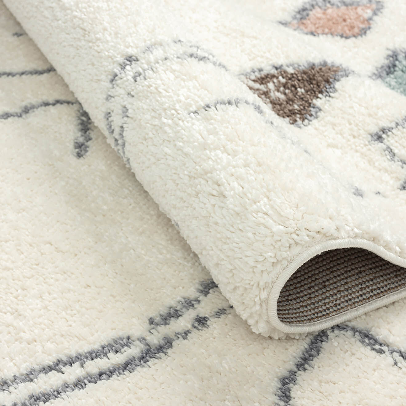 Nazar Rugs Tapis Delya 3063 crème - 80x150 cm