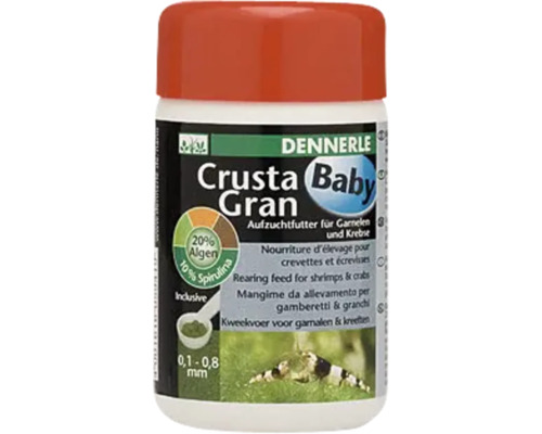 DENNERLE CrustaGran Baby Hoofdvoer voor Garnalen 62 g