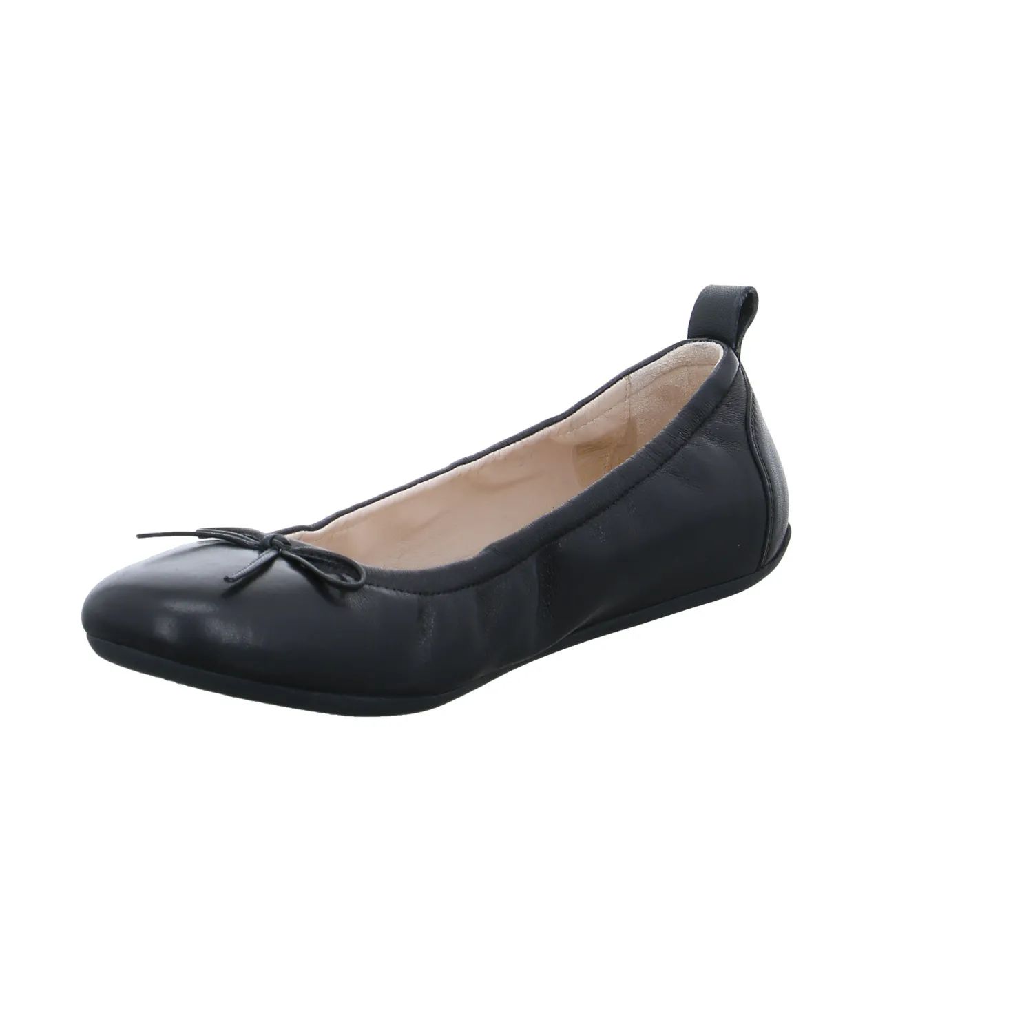 CANDICE COOPER Ballerina Schwarz Leder  mit Lederfutter