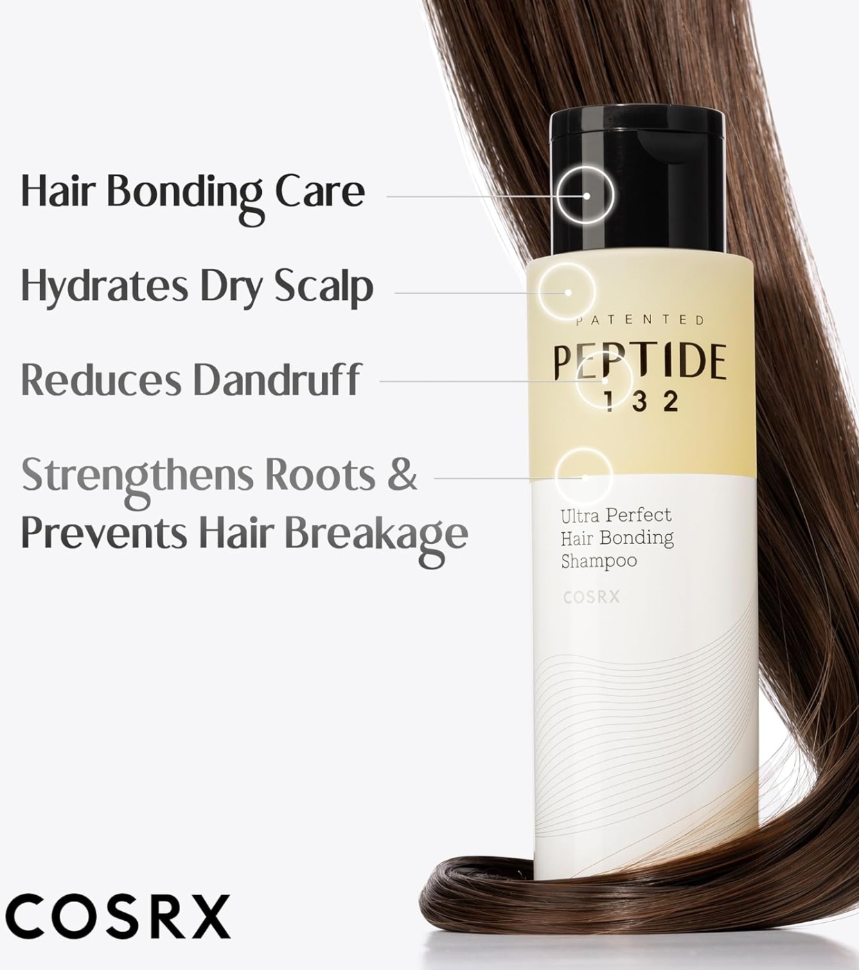 COSRX - *Peptide-132* - Shampoo Reparador Ultra Perfect Hair Bonding