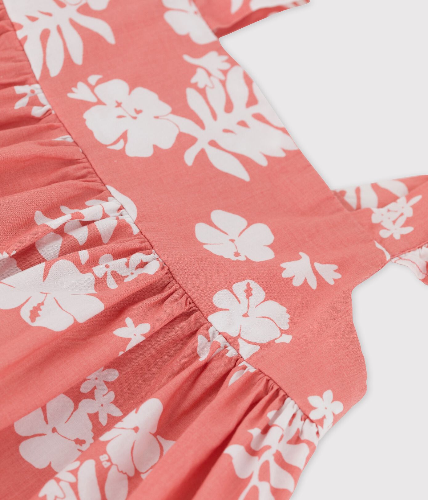 Robe imprimée Hawaï en popeline bébé