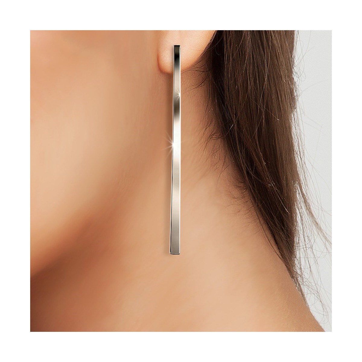 Boucles d'oreilles en acier par SC Bohème