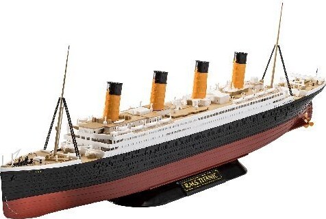 Revell - Rms Titanic Model Skib Byggesæt - 1:600 - Easy Click - 05498