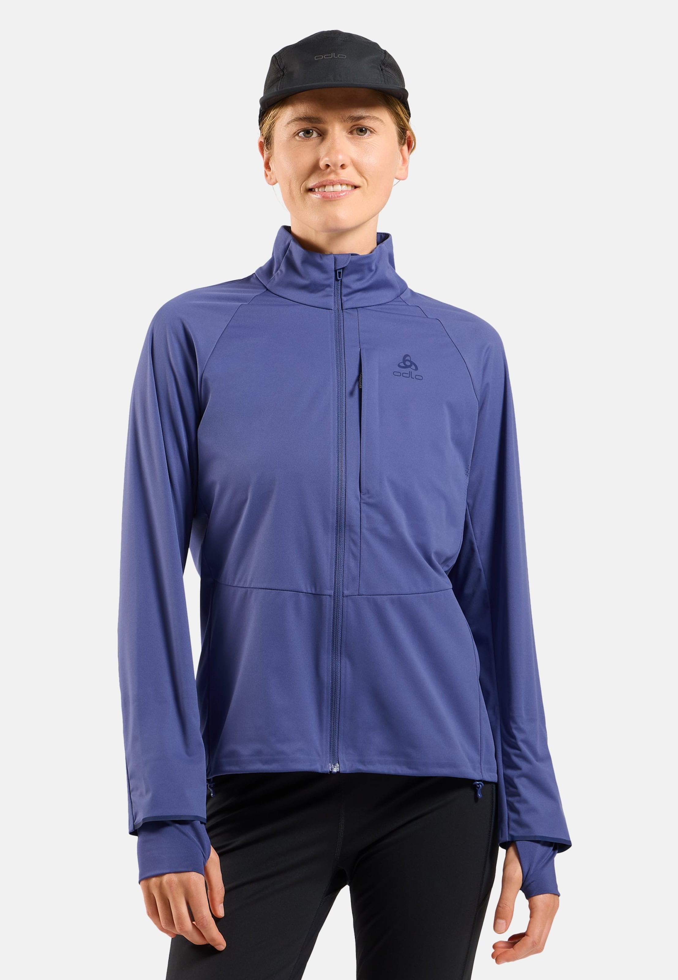 Zeroweight Pro Warm Laufjacke 2.0 in Skipper Blue