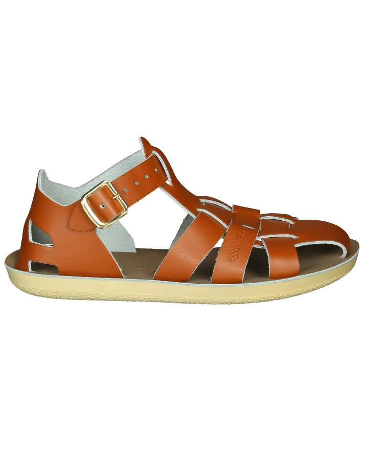 Sandalen SHARK mit Zehenschutz in cognac