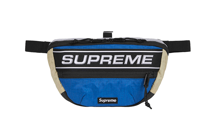 Supreme Logo Waist Bag Blue (FW23)