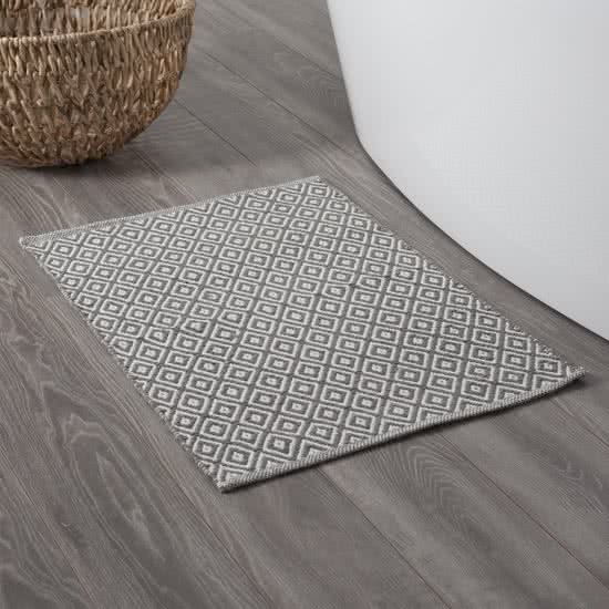 Sealskin Trellis badmat katoen 60x90 grijs