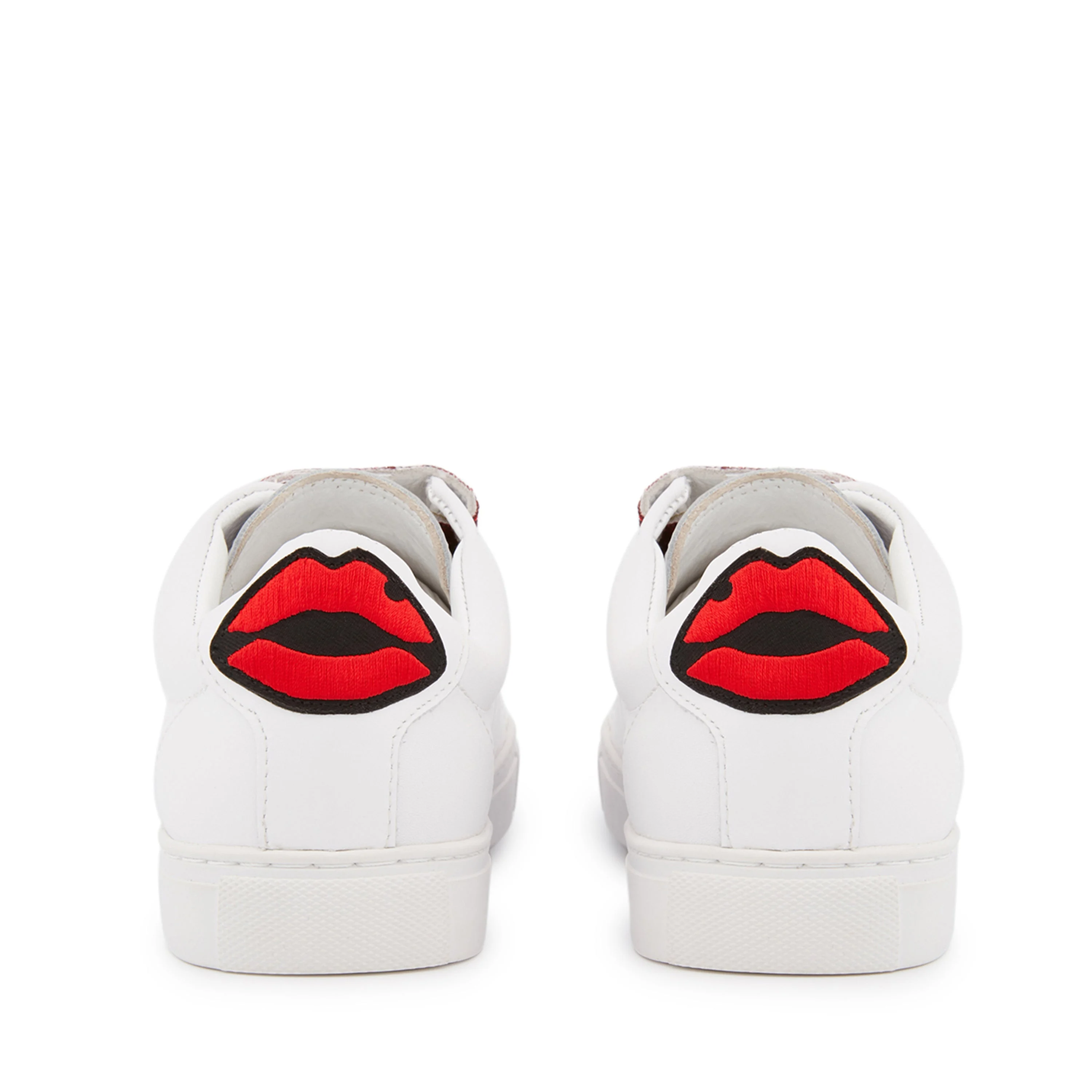 EDITH BACK LIPS - Sneakers en cuir | Blanc