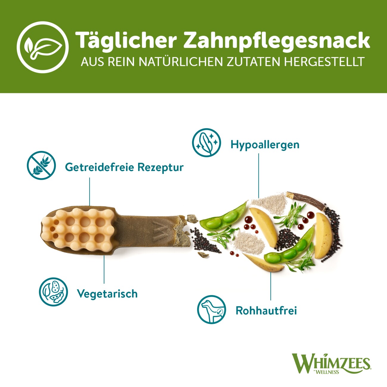 WHIMZEES Zahnpflegesnacks Zahnbürste XS