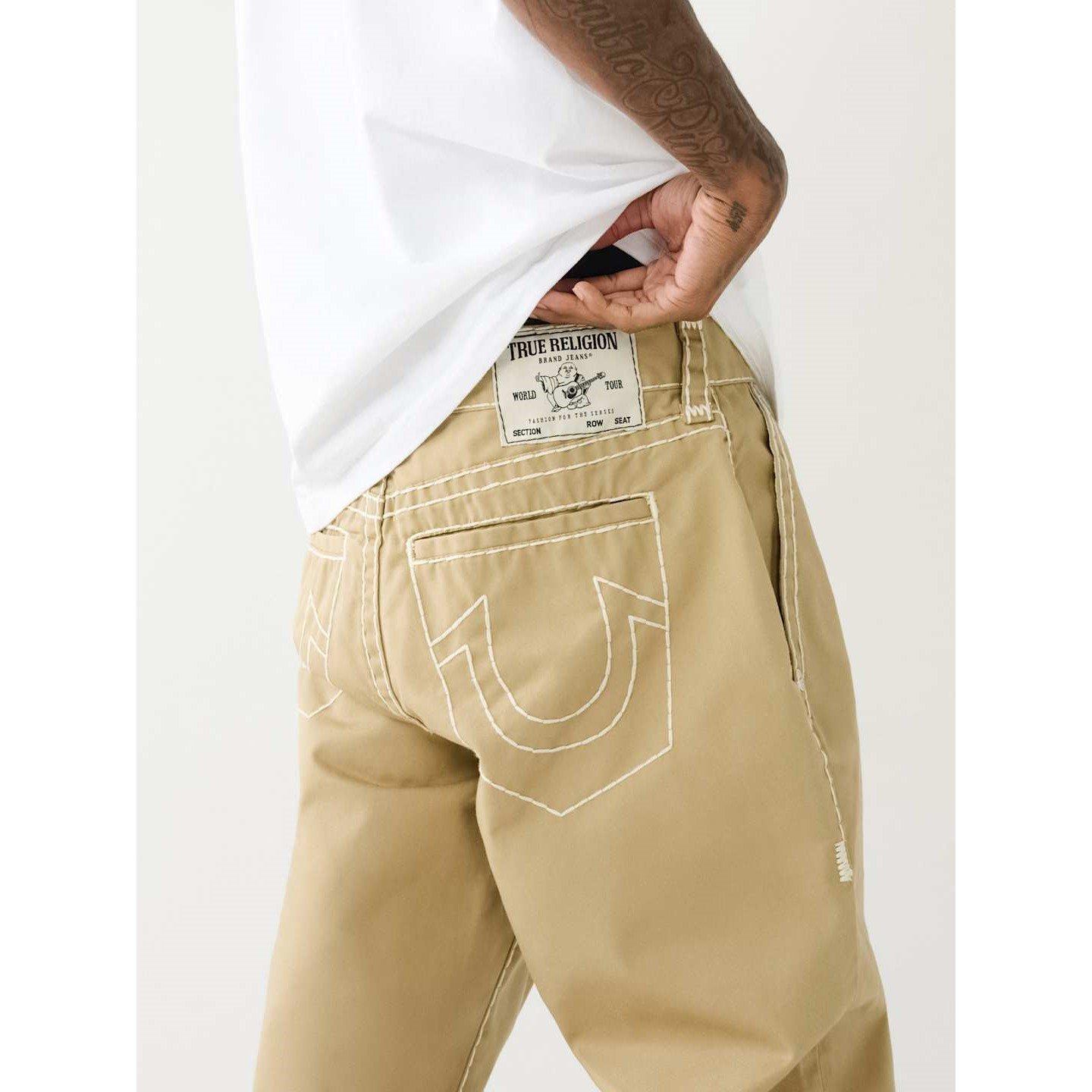 True Religion TR Twill Super T Bobby Baggy Jeans Mens