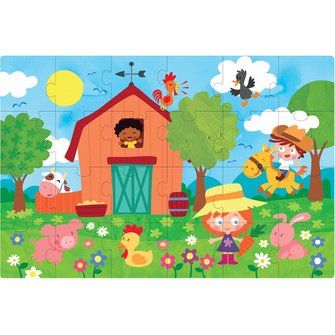 Puzzle éducatif 'The Farm', 24 pièces