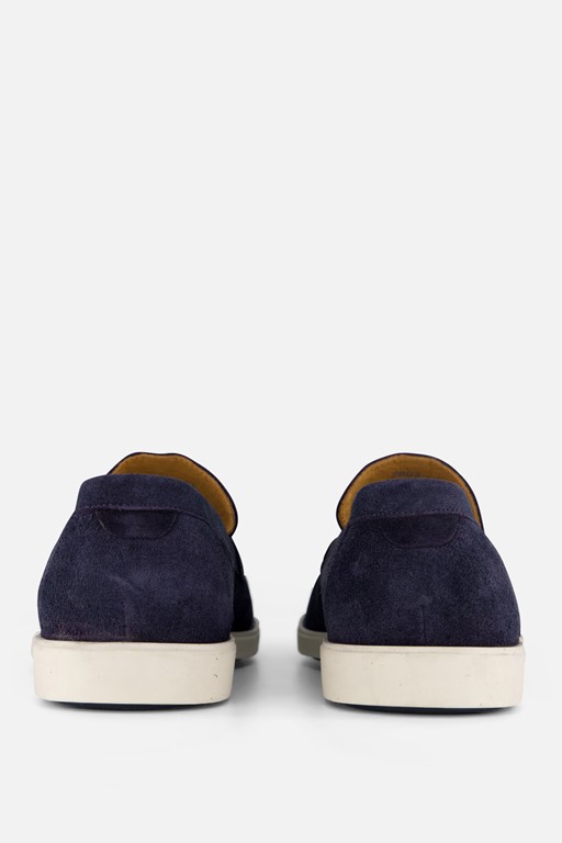Vertice Instappers blauw Suede