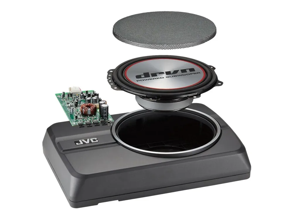 JVC CW-DRA8 - DRVN - subwoofer - til bil - 150 Watt - 8