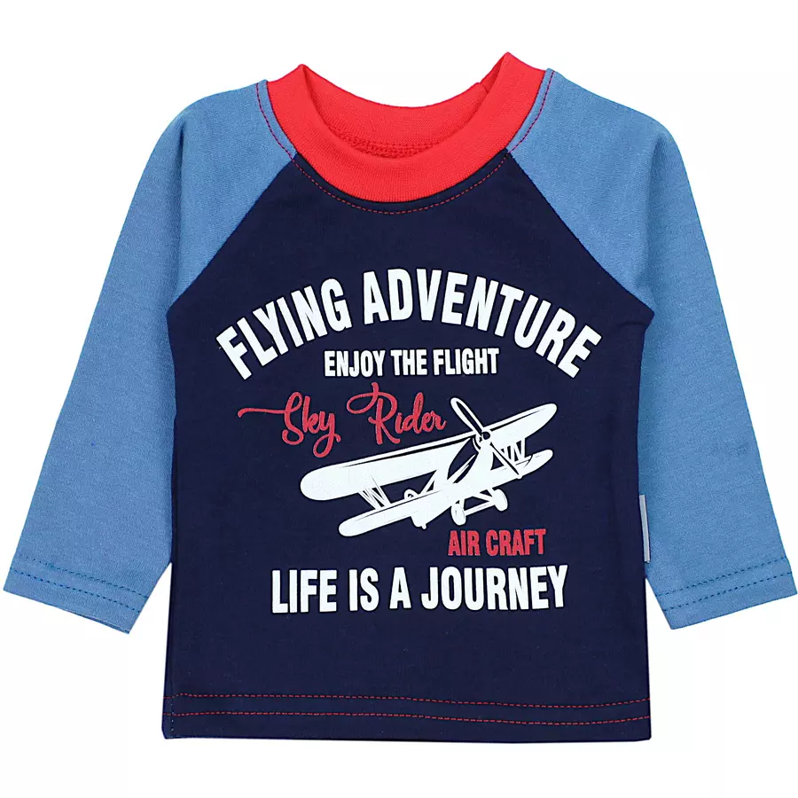 TupTam Baby Jungen Langarmshirt 5er Set schwarzblau