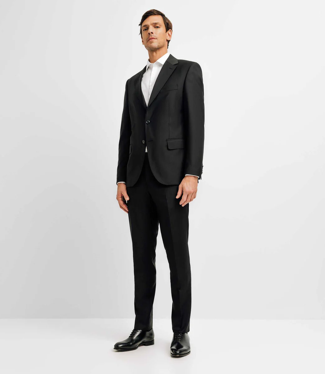Costume 100% laine noir