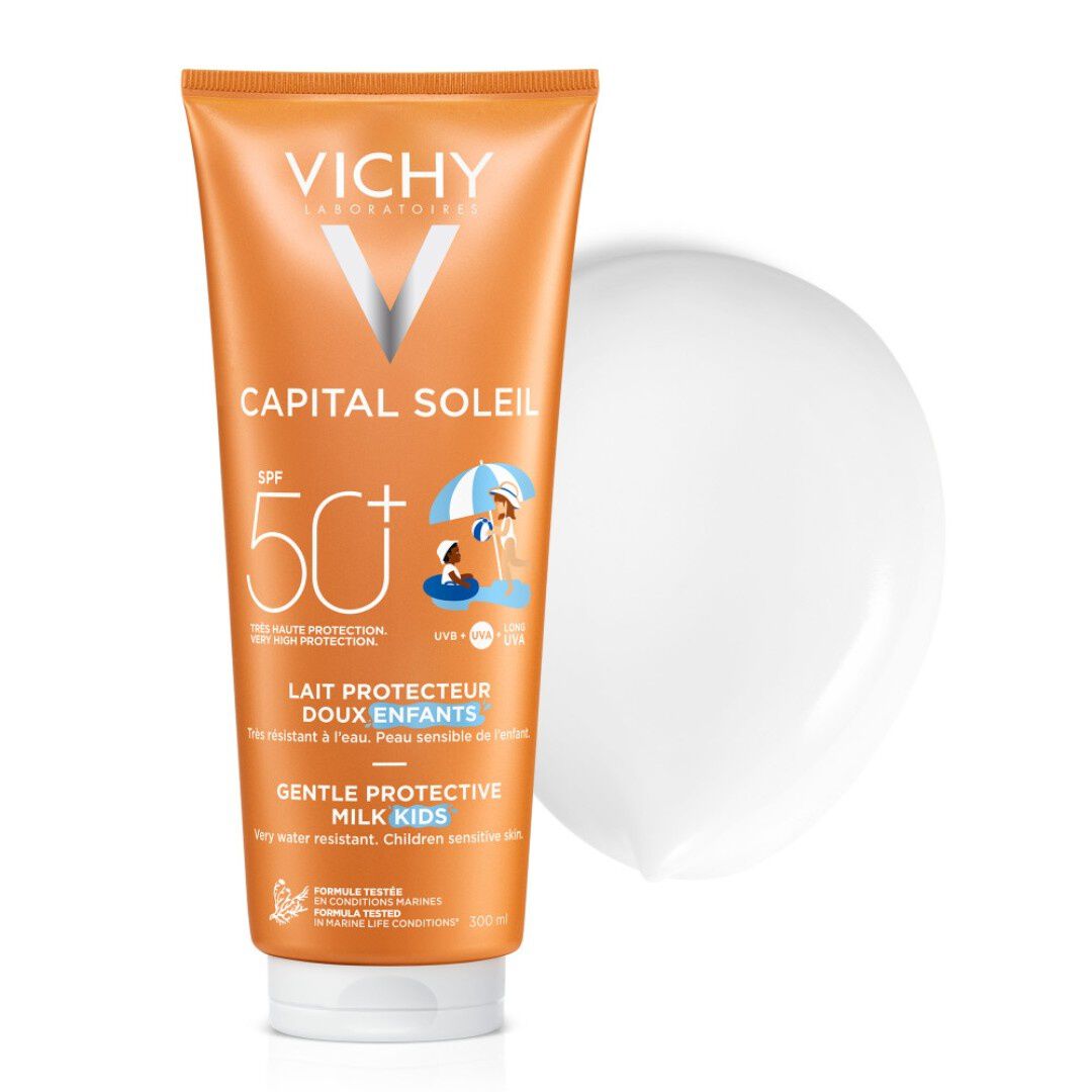 VICHY  Capital Soleil Kids Leite FPS 50 (Formato Económico) - 300ml