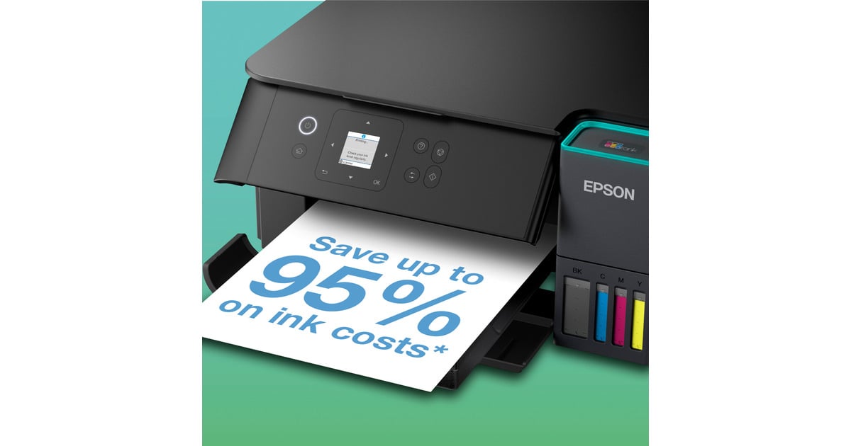 EpsonEcoTank ET-2950 all-in-one inkjetprinter  (Zwart, Scannen, Kopiëren, wifi, inclusief tot 3 jaar inkt)