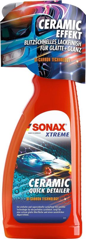 SONAX - Ceramic Quick Detailer - Hoogglans - Streeploos - Si-Carbon Technology