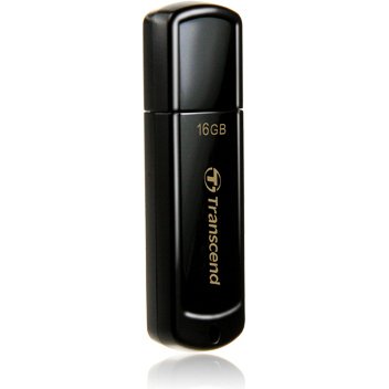 Transcend JetFlash 350 lecteur USB flash 16 Go USB Type-A 2.0 Noir