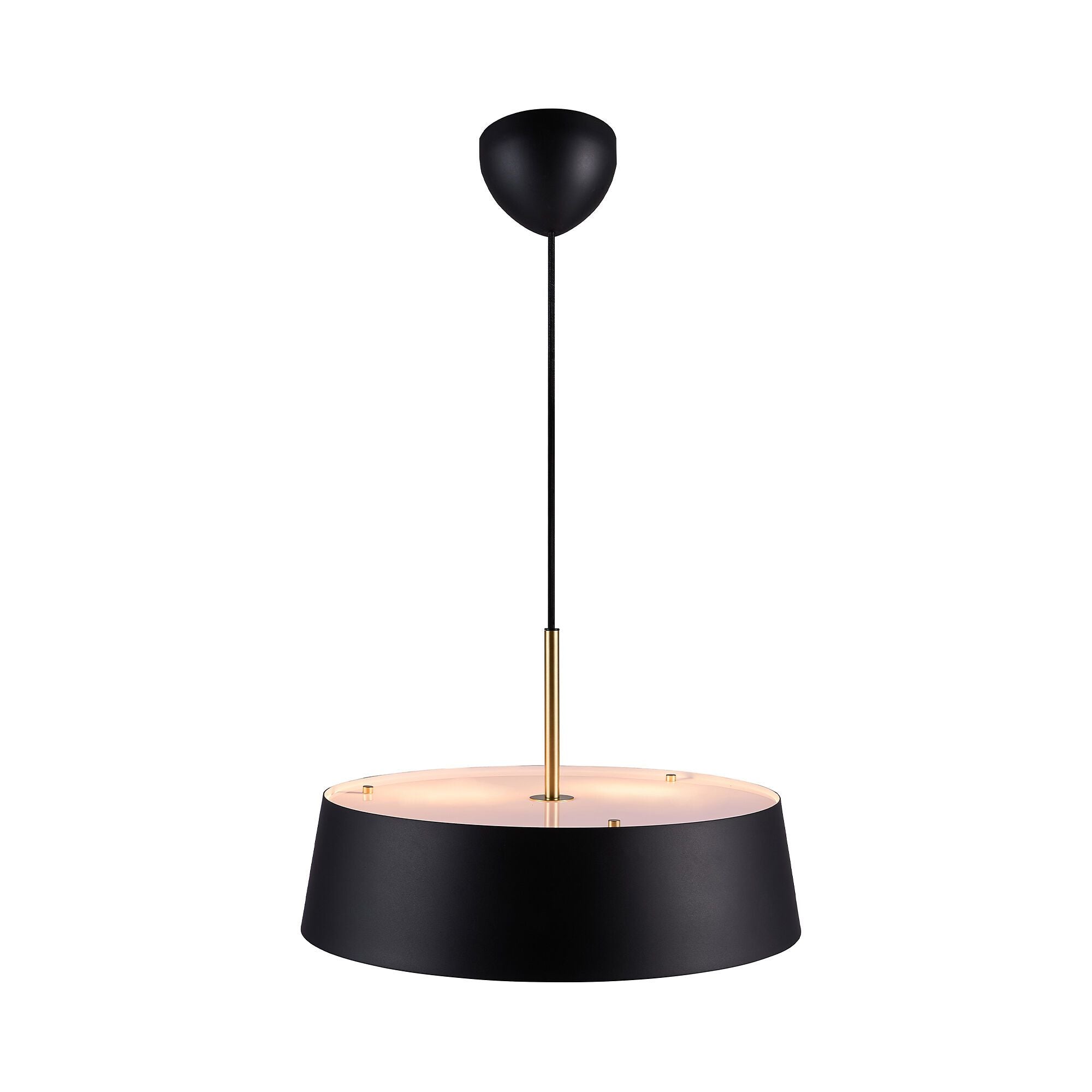 Nordlux CLASI Hängeleuchte - Schwarz / H: 26.5 cm x D: 45.0 cm