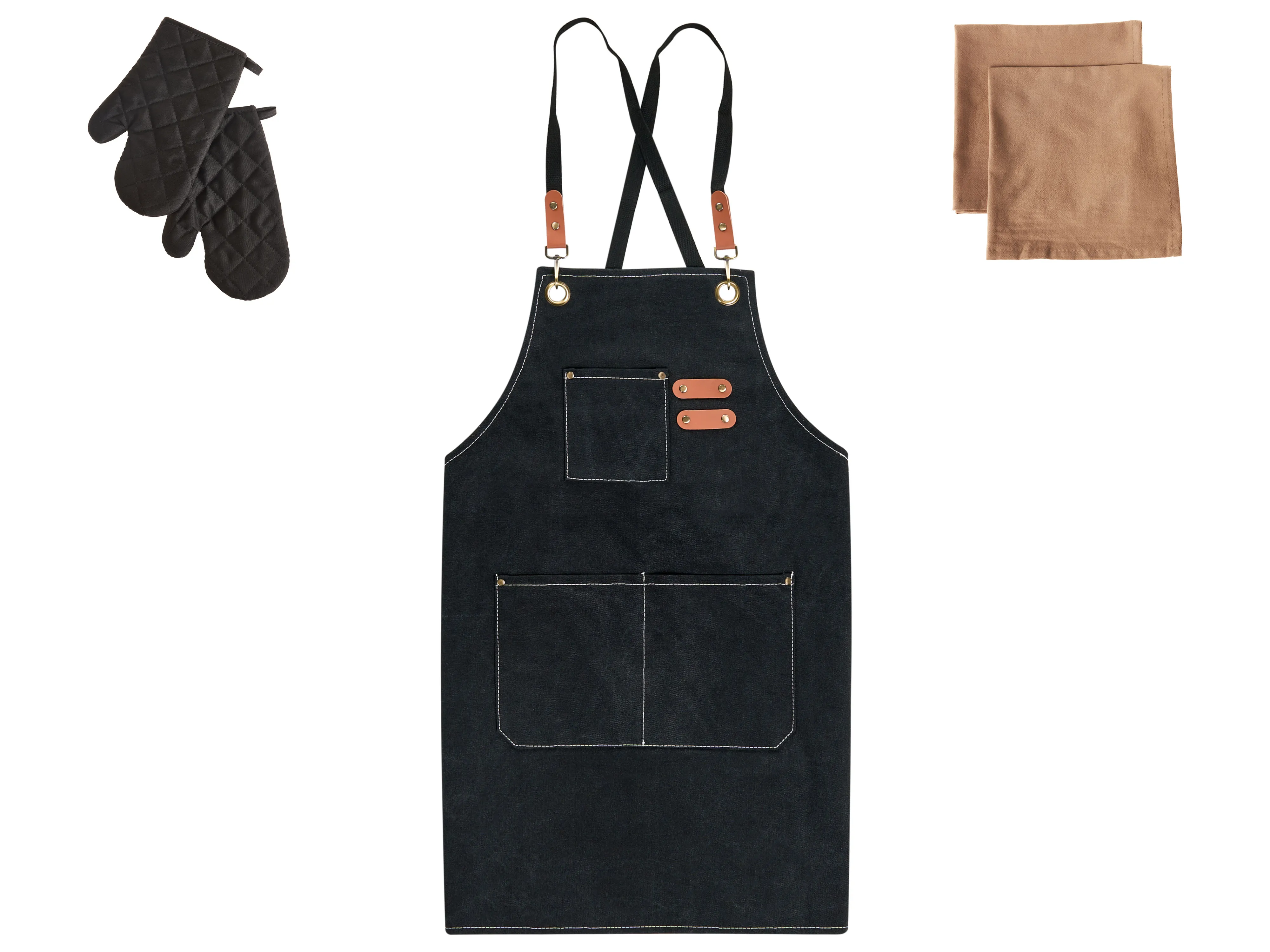 Keukentextielset RAPHANUS Zwart