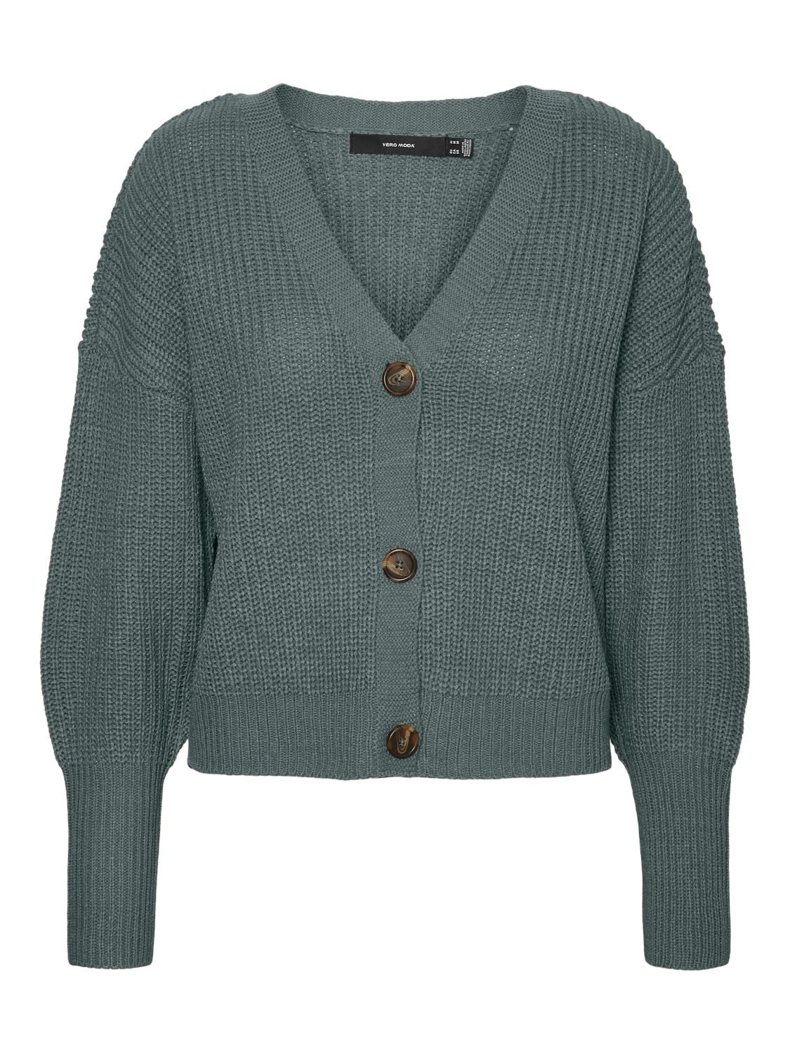 Vero Moda Strickjacke »VMLEA LS V-NECK CUFF CARDIGAN NOOS«, Rippstrick