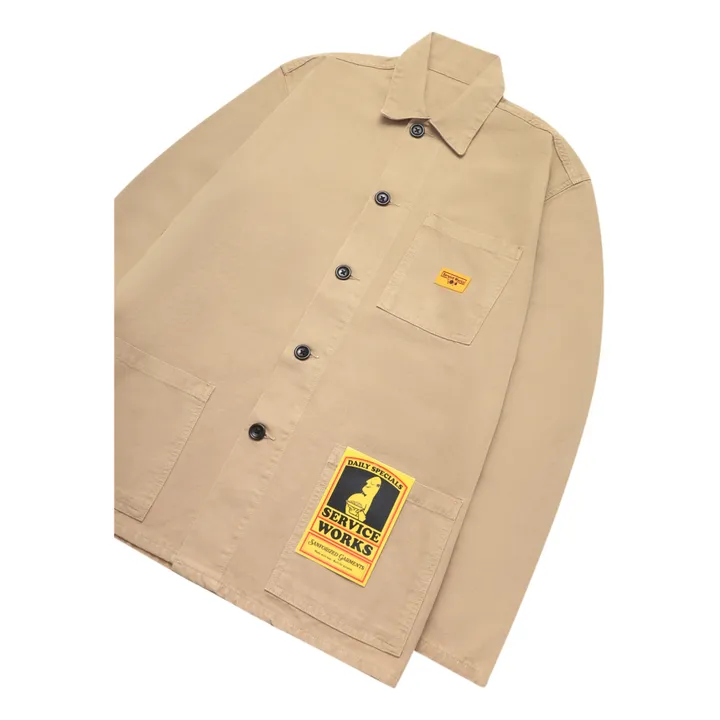 Service Works Veste Coverall Coton Bio | Beige